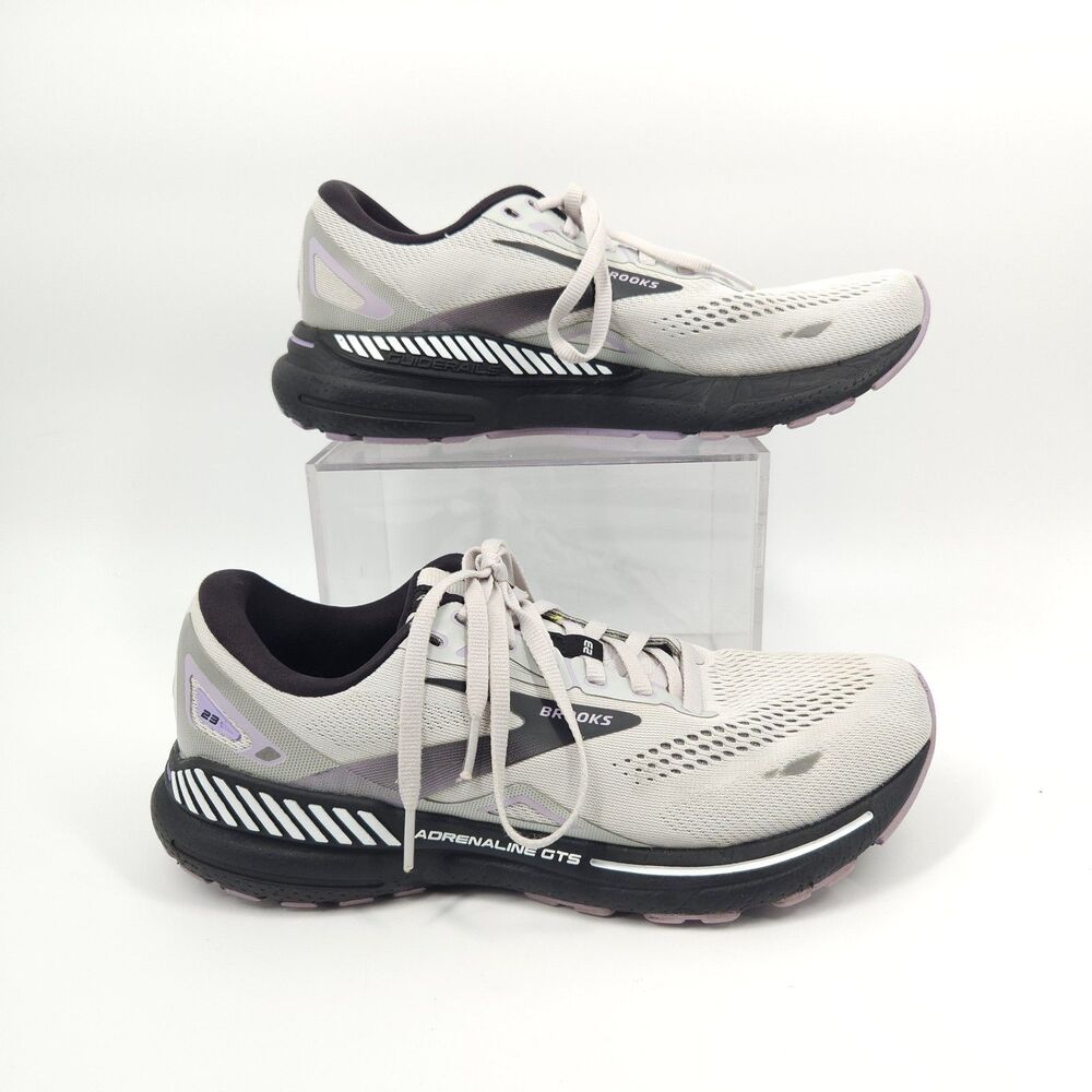 Brooks Adrenaline GTS 23 Shoes Womens Size 10 Gray Walking Running